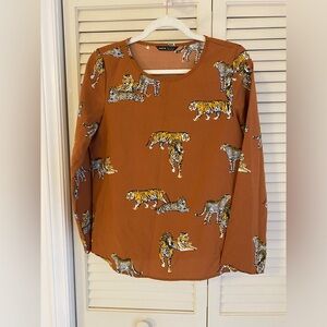 Tiger blouse by SHEIN Size XS
